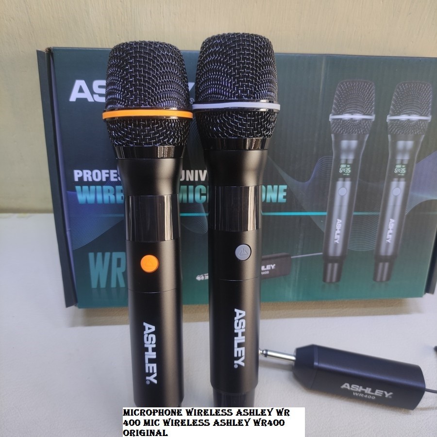 microphone wireless Ashley WR 400 mic wireless Ashley WR400 original