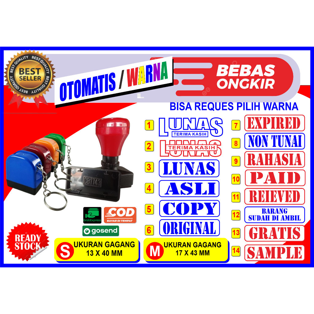 

STEMPEL MURAH LUNAS, COPY, ARSIP