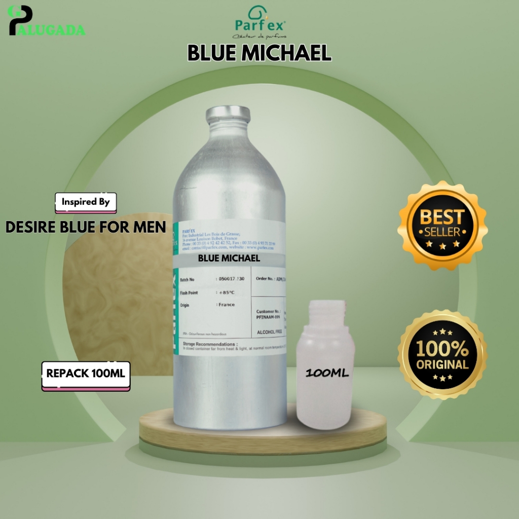 Bibit Parfum Murni BLUE MICHAEL / DUNHILL DESIRE BLUE PARFEX 100ml Repack