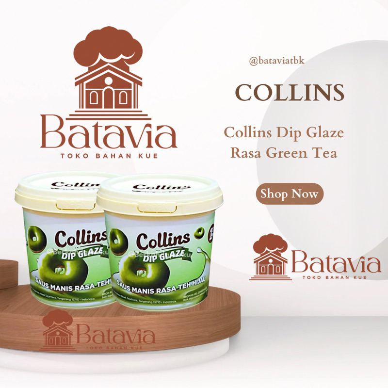 

Collins Dip Glaze Rasa Green Tea 1kg | Pasta Dip Glaze