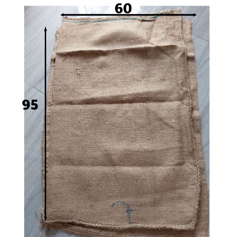 karung goni buka benang, bekas kacang 95cm x 60cm