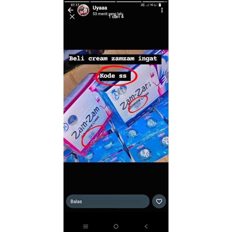 cream zam zam