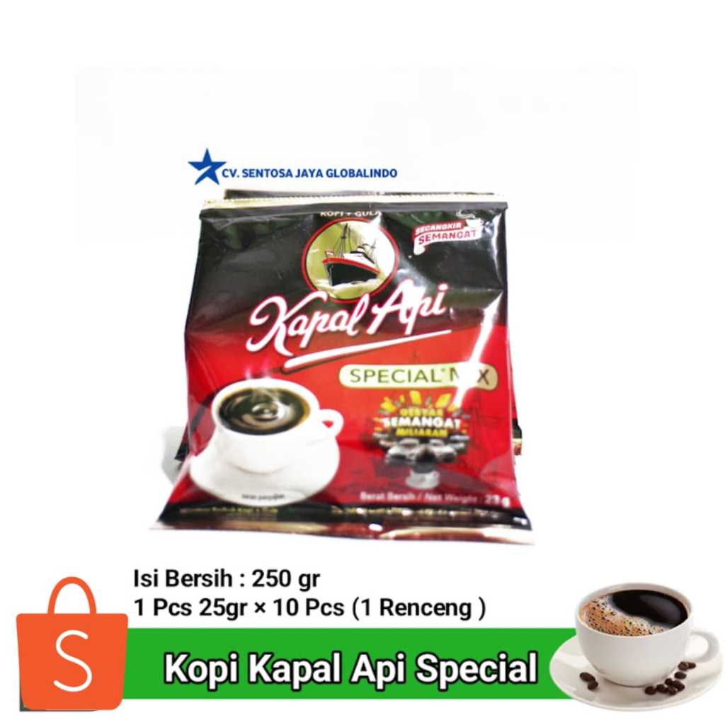 

Kapal Api Spesial Mix Sachet 10 Pcs 1 Renceng 25g