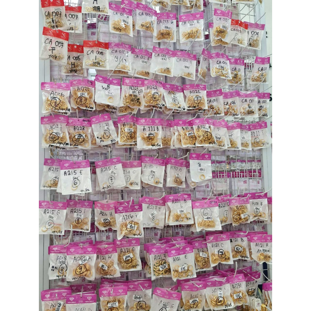 Paket Usaha Aksesoris titanium Wanita Perhiasan Lapis Emas