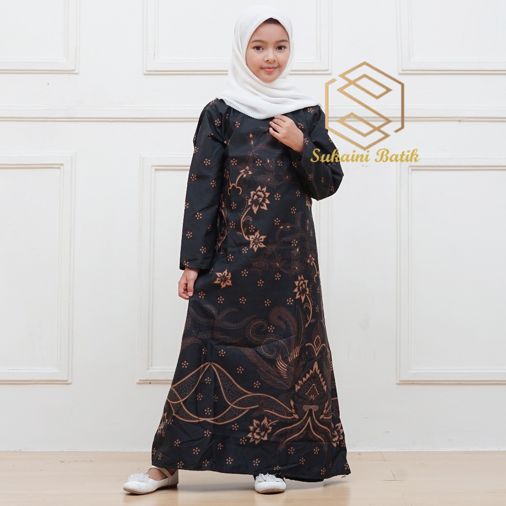 baju anak perempuan dress batik usia 2-12 tahun - dress anak - sukaini batik
