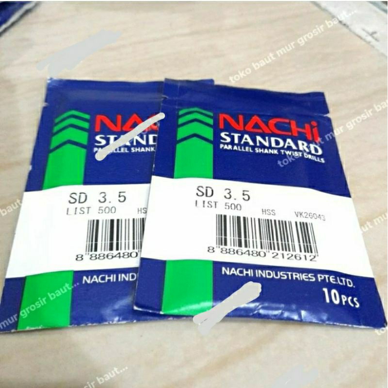 Mata bor nachi 4mm mata bor besi 4mm