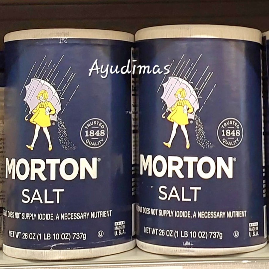 

Morton Table Salt Plain - Garam halus