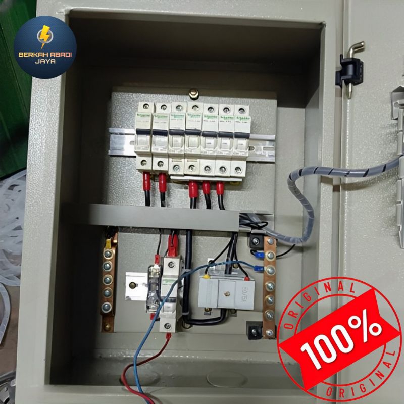 panel listrik 1phase 20a digital meter panel pembagi
