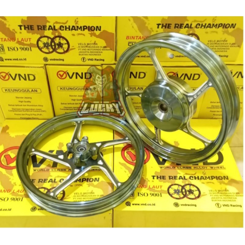 VELG RACING VND AK55 BEAT/SCOPPY/GENIO/VARIO 110 VND AK 55 RING 14/VELEG PELEK VELG VND AK 55 VARIO 