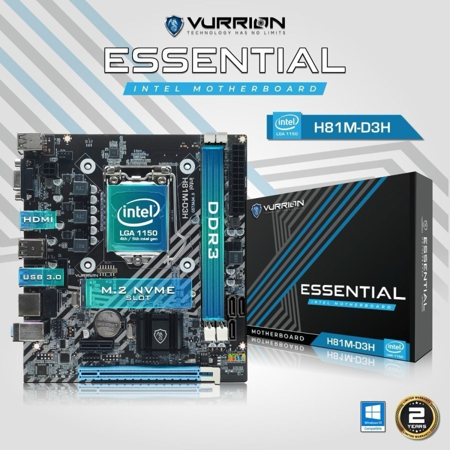 MOTHERBOARD VURRION ESSENTIAL H81M-DH3