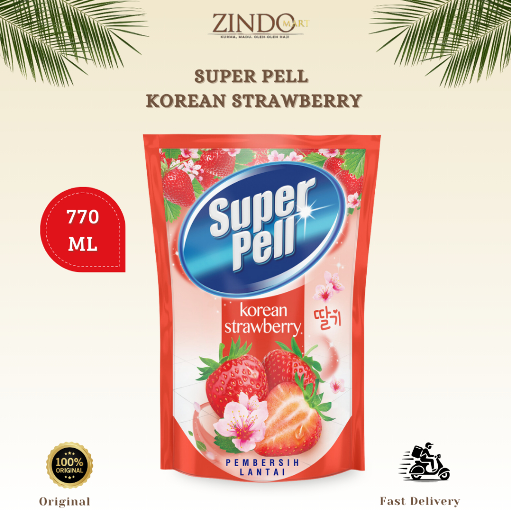 SUPER PELL KOREAN STRAWBERRY 770ML