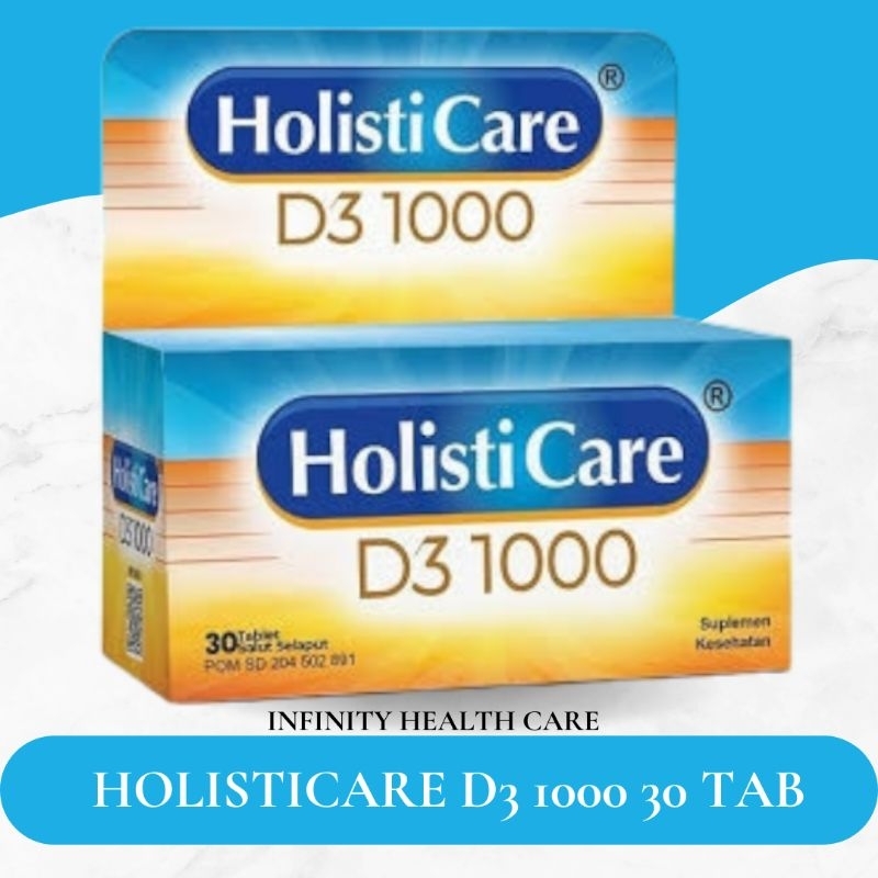 Holisticare D3 1000 Isi 30 Tablet | Holisticare D3