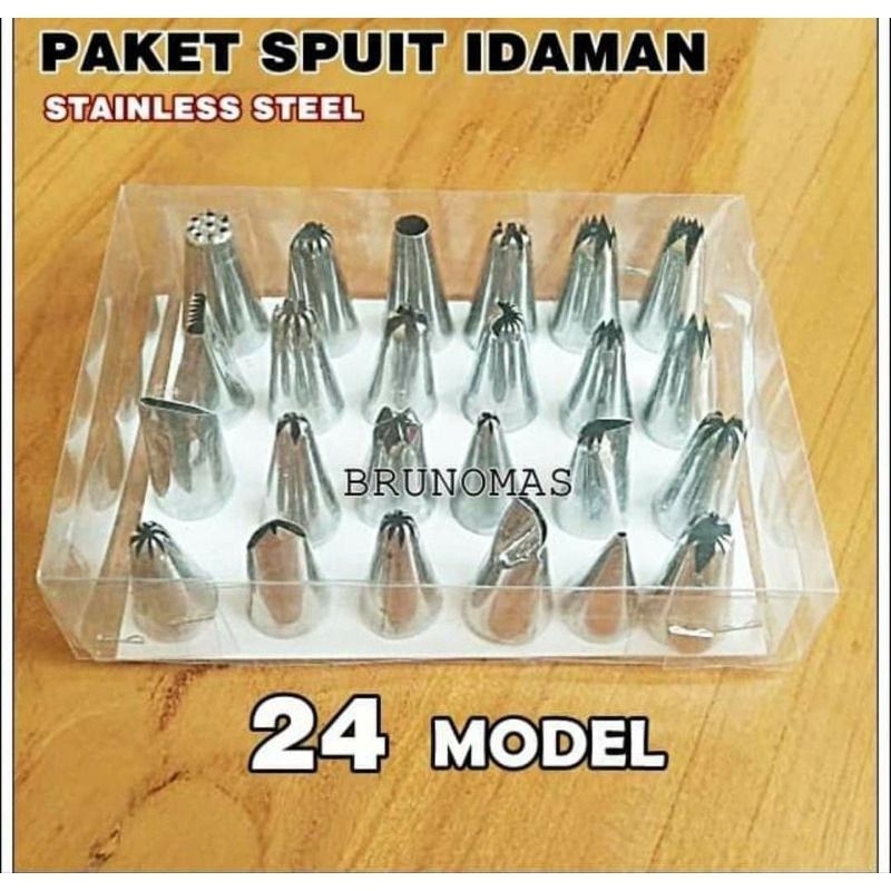 Spuit Dekorasi Kue 24 Pcs
