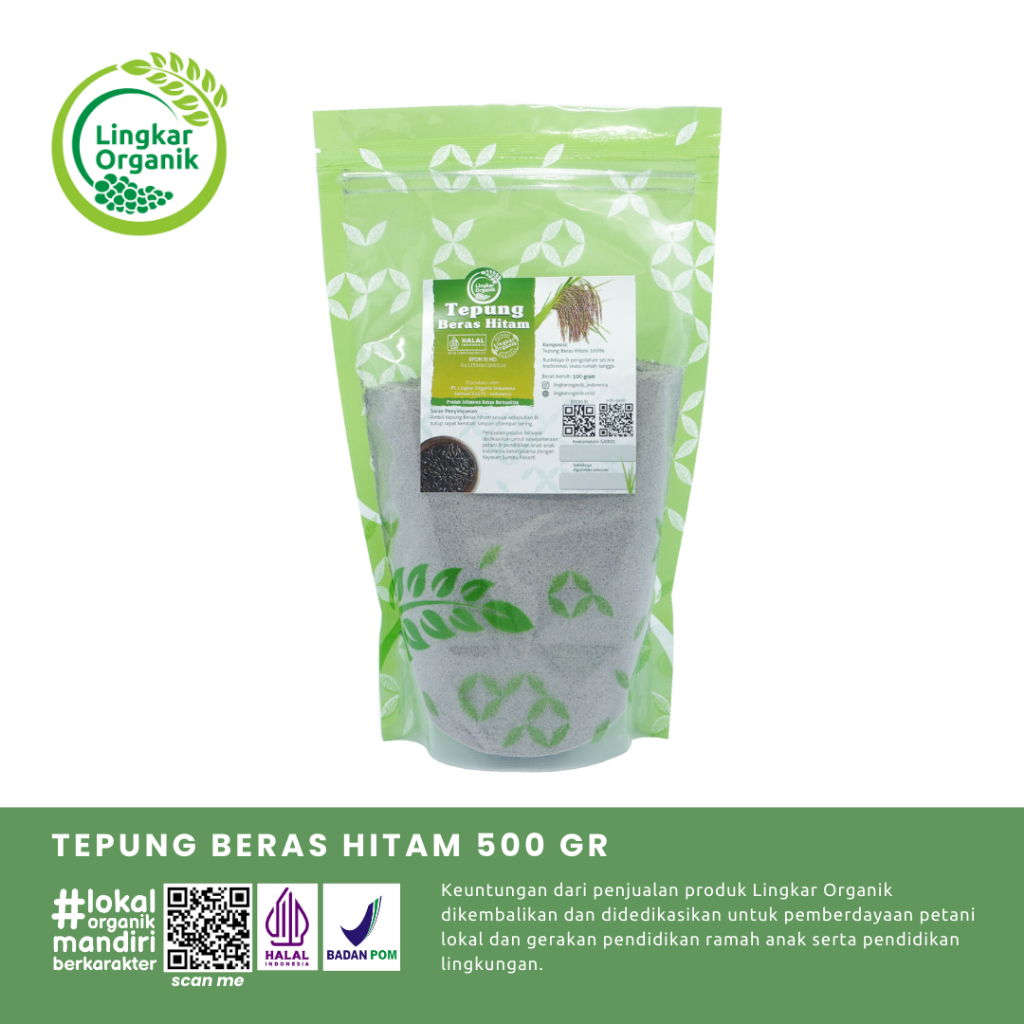 

Lingkar Organik Tepung Beras Hitam 500gr