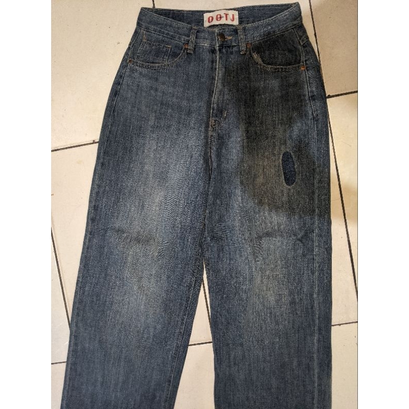 OOTJ blue wash baggy jeans