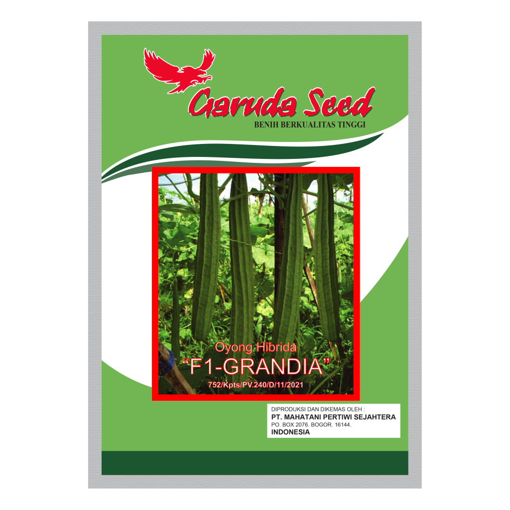 Benih Oyong GRANDIA 10gr - Bibit Gambas Garuda Seed