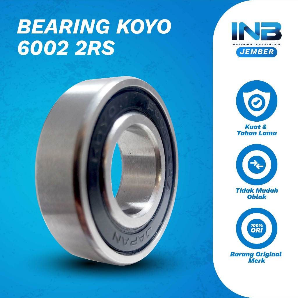 Laker Bearing 6002 2rs KOYO Bearing Crankshaft Jupiter Z Mio Cover Cvt Beat Karbu Original KOYO INB 