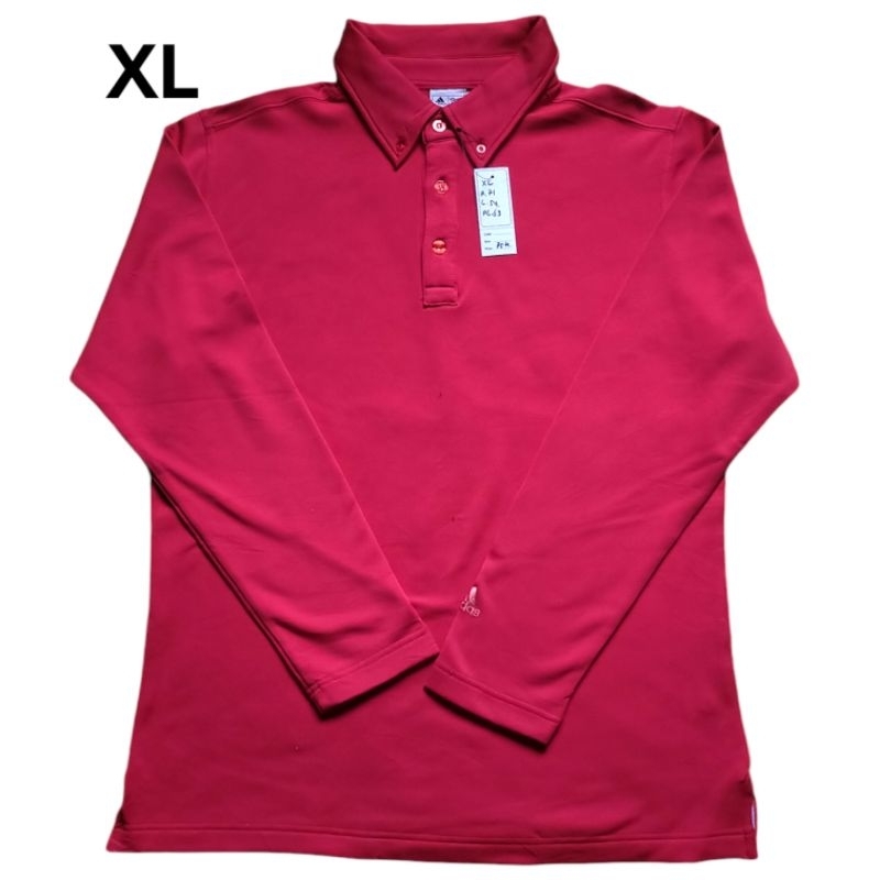 Adidas XL baselayer outdoor second inner pollar tebal kaos gunung bekas baju half zip sweater polar