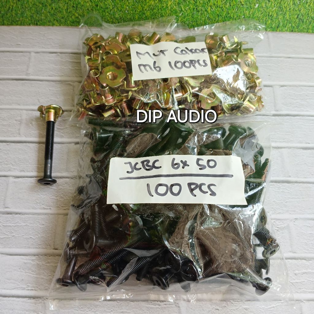 100pcs baut speaker m6 5cm baut cakar baut speaker