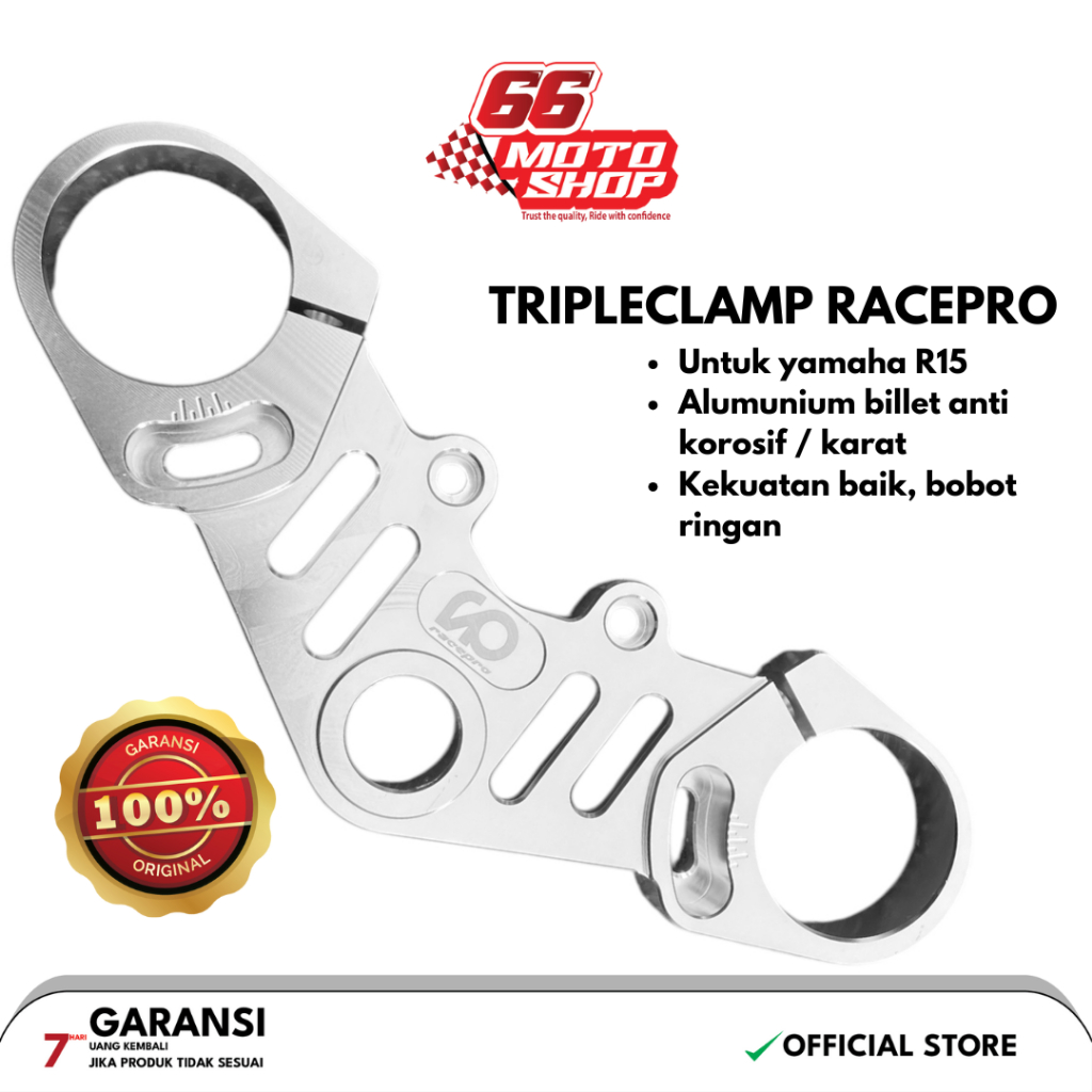 Triple Clamp Racepro Yamaha R15 v3 & v4