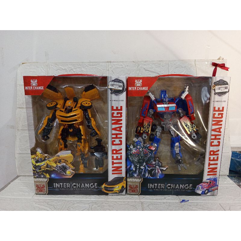 Interchange Robot Transformers / Mainan Anak Mobil Jadi Robot / Mainan Anak Robot Transformers W5533