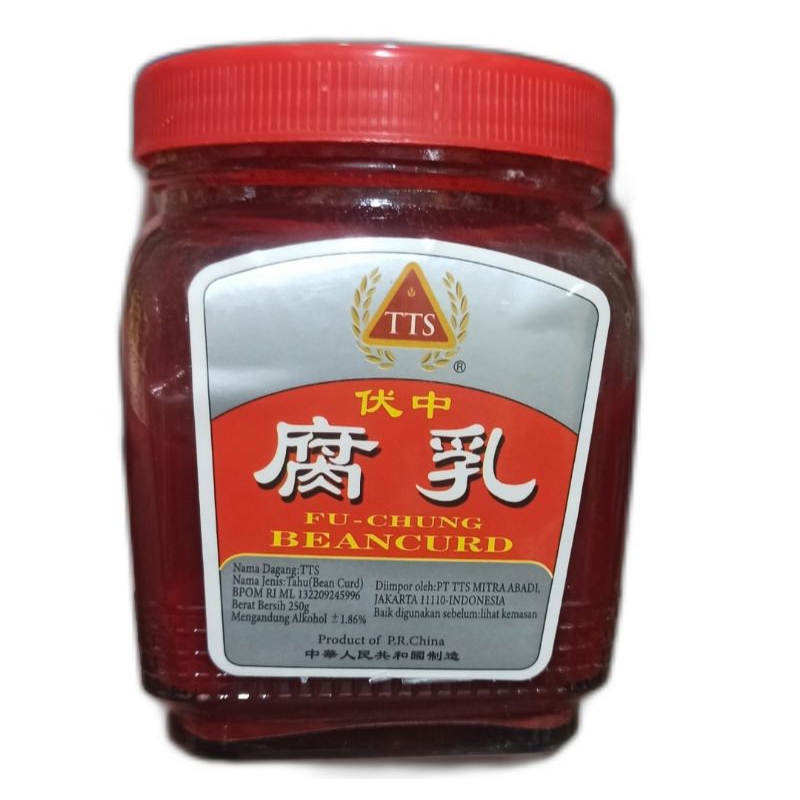 

TTS Fu Chung Beancurd Bean Curd Tauzu Tauju Tahu Fermentasi Botol 250g