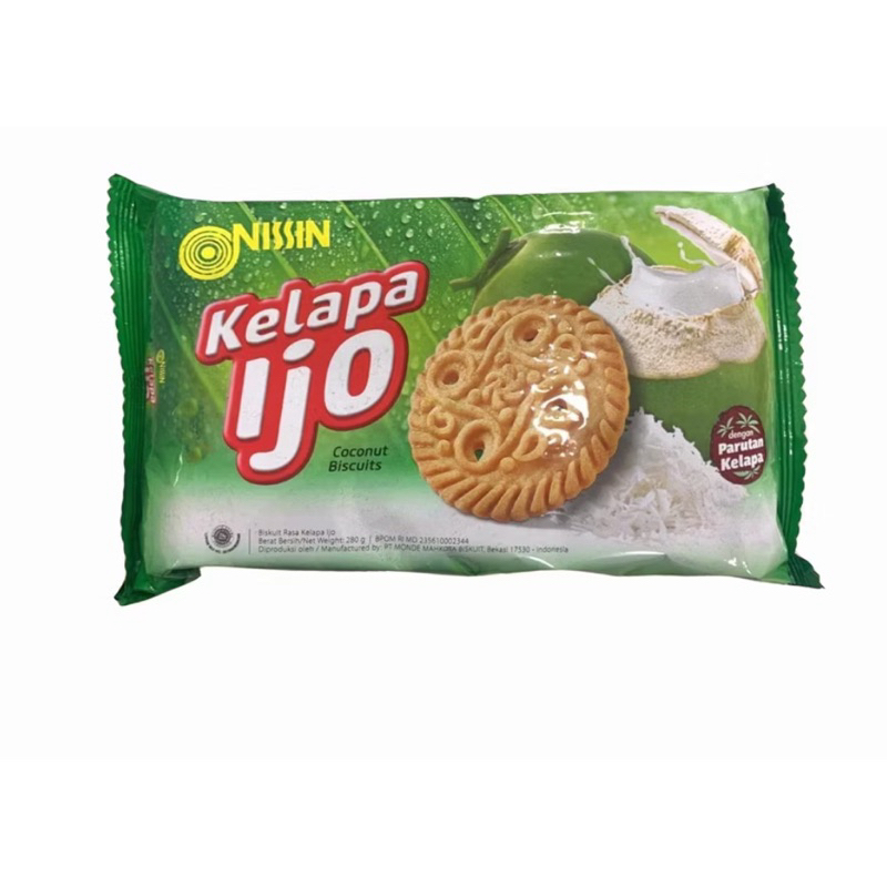 

Nissin Biskuit Kelapa Ijo 280gram 280 gram