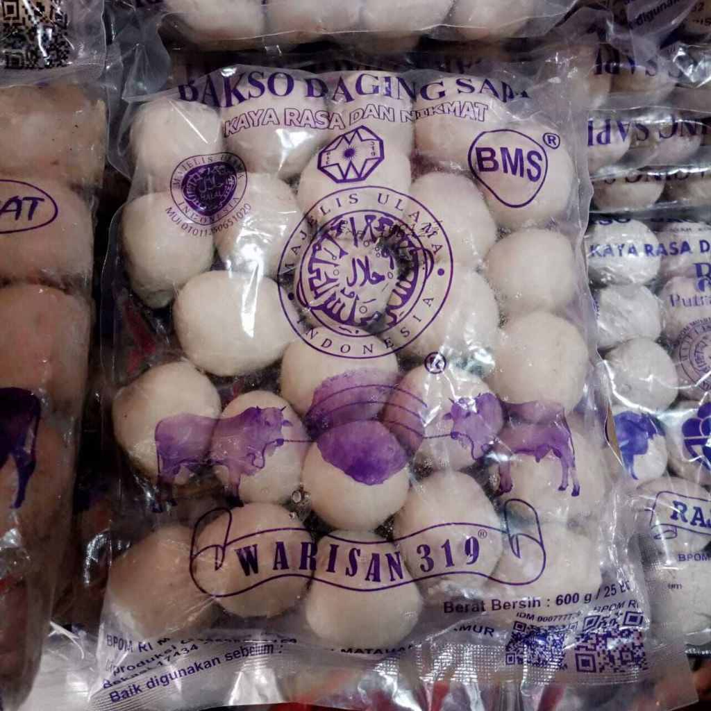 

Bakso Daging dan Ayam Bakso Warisan BM Super 50 Baso Daging Sapi 600 Gram Isi 50 Pcs