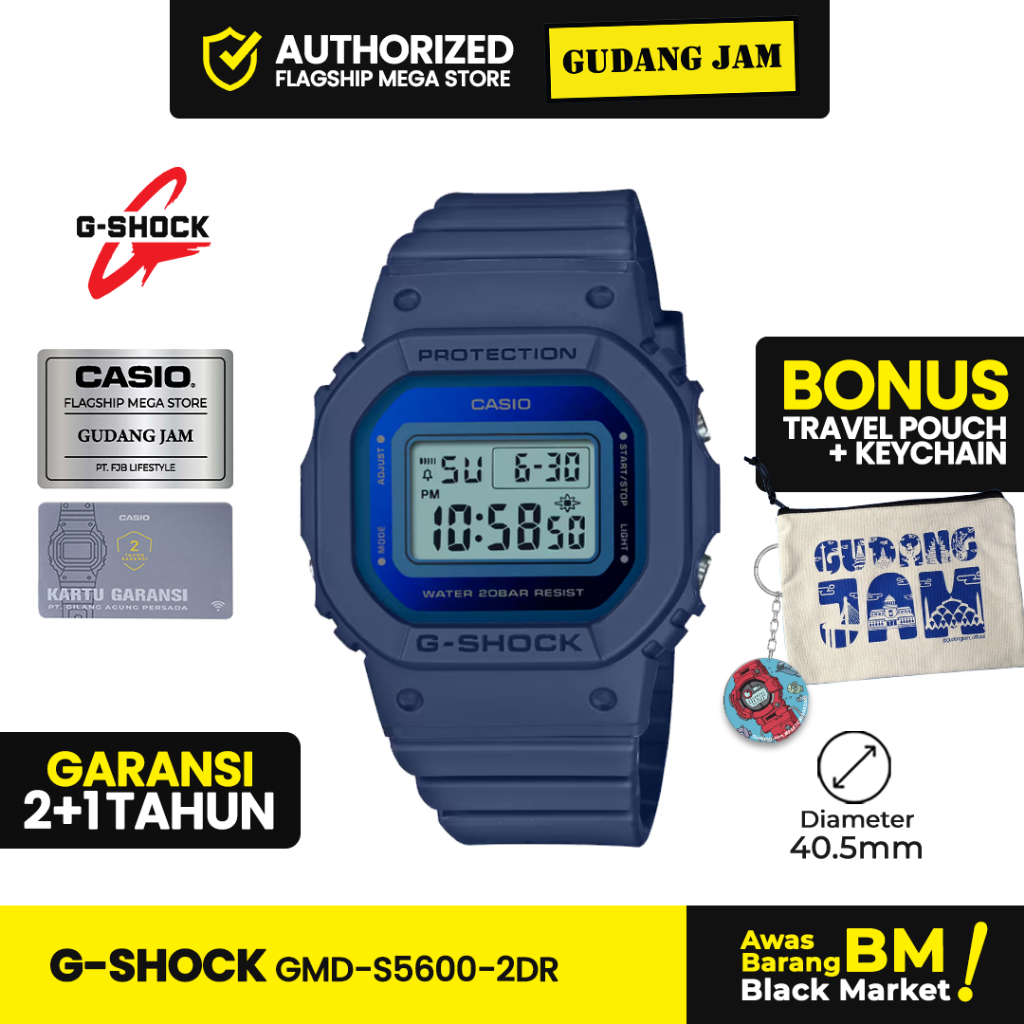 Jam Tangan G-Shock GMD-S5600-2DR GMD-S5600 GMDS5600 GMD S5600