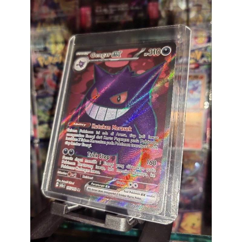 Kartu Rare Pokemon Gengar EX SR Original TCG