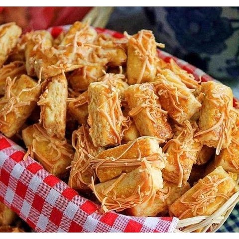 

Kue Kering kastengel keju edam Isi 250 gram