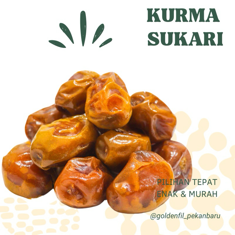 

Kurma sukari grade A 250g & 500g (FREE BUBLE WRAP)