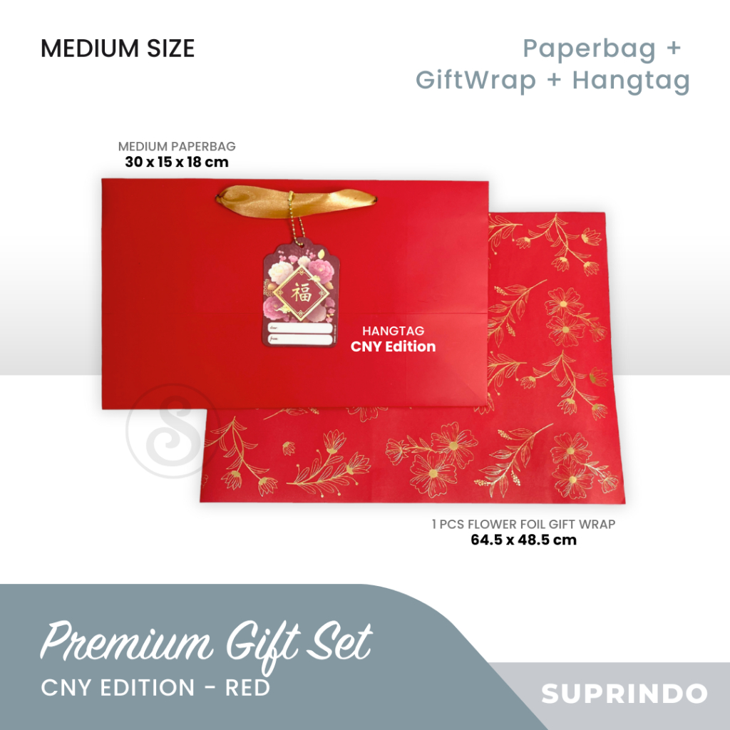 

GIFT SET PAPER BAG SEDANG CHINESE NEW YEAR/IMLEK