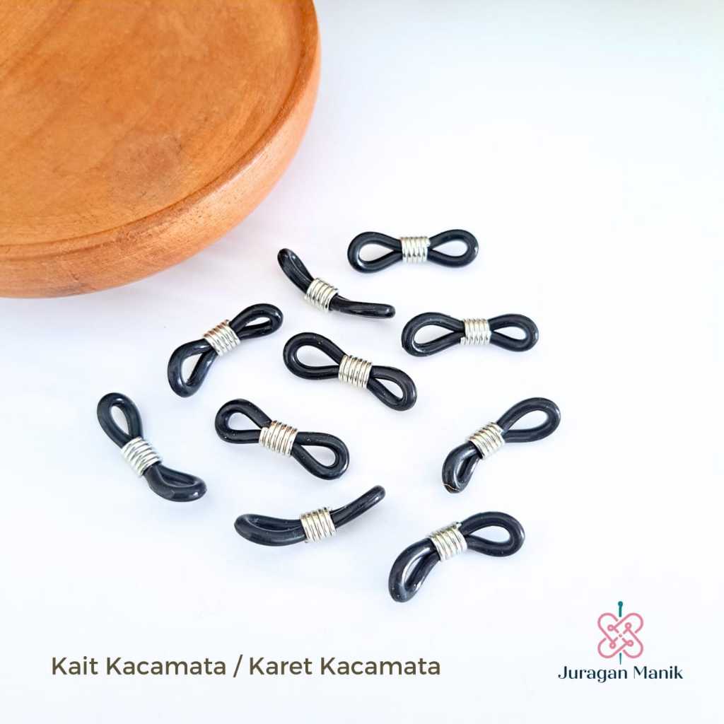 10 pcs KARET SILIKON KACAMATA SILICON KOKOT PENGAIT DIY STRAP MASK Konektor Masker