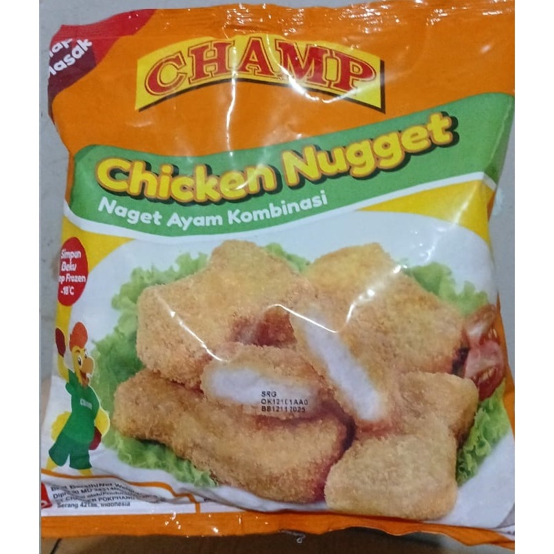 

champ nugget kombinasi 450gr / nuget ayam kombinasi