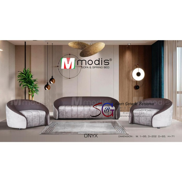MODIS SOFA PREMIUM GARANSI 5 TAHUN / SOFA 311 - ONYX 311