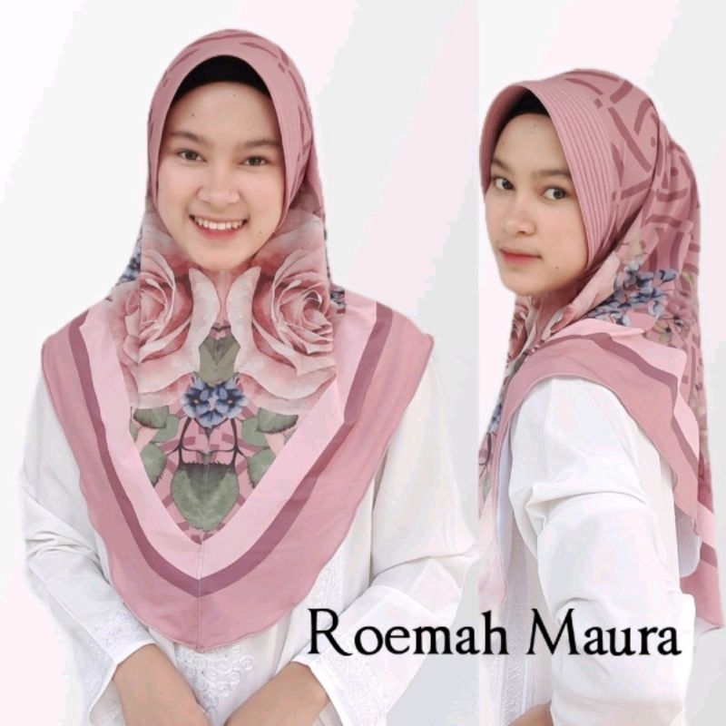 MAURA_Hijab Instan khimar Motif