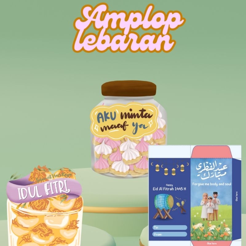 

printable amplop lebaran