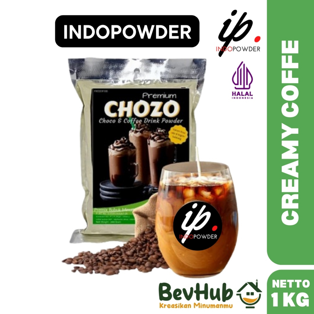 

BEVHUB | Bubuk Minuman CREAMY COFFEE 1Kg - CREAMY COFFEE Powder 1Kg | Indopowder Booster