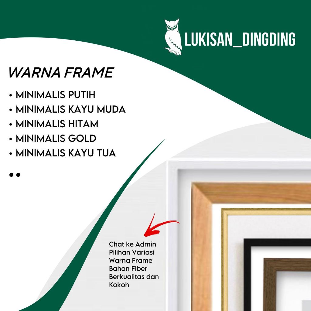 Lukisan Bunga Teratai Hand made