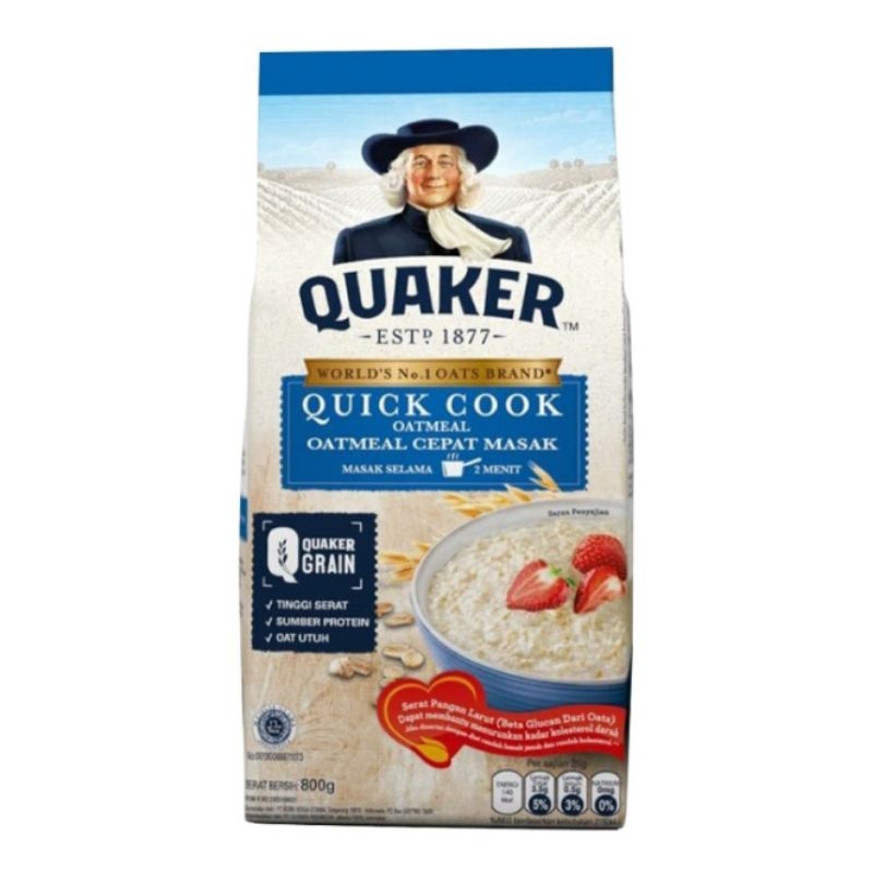 

QUAKER Quick Cook Oatmeal 800g