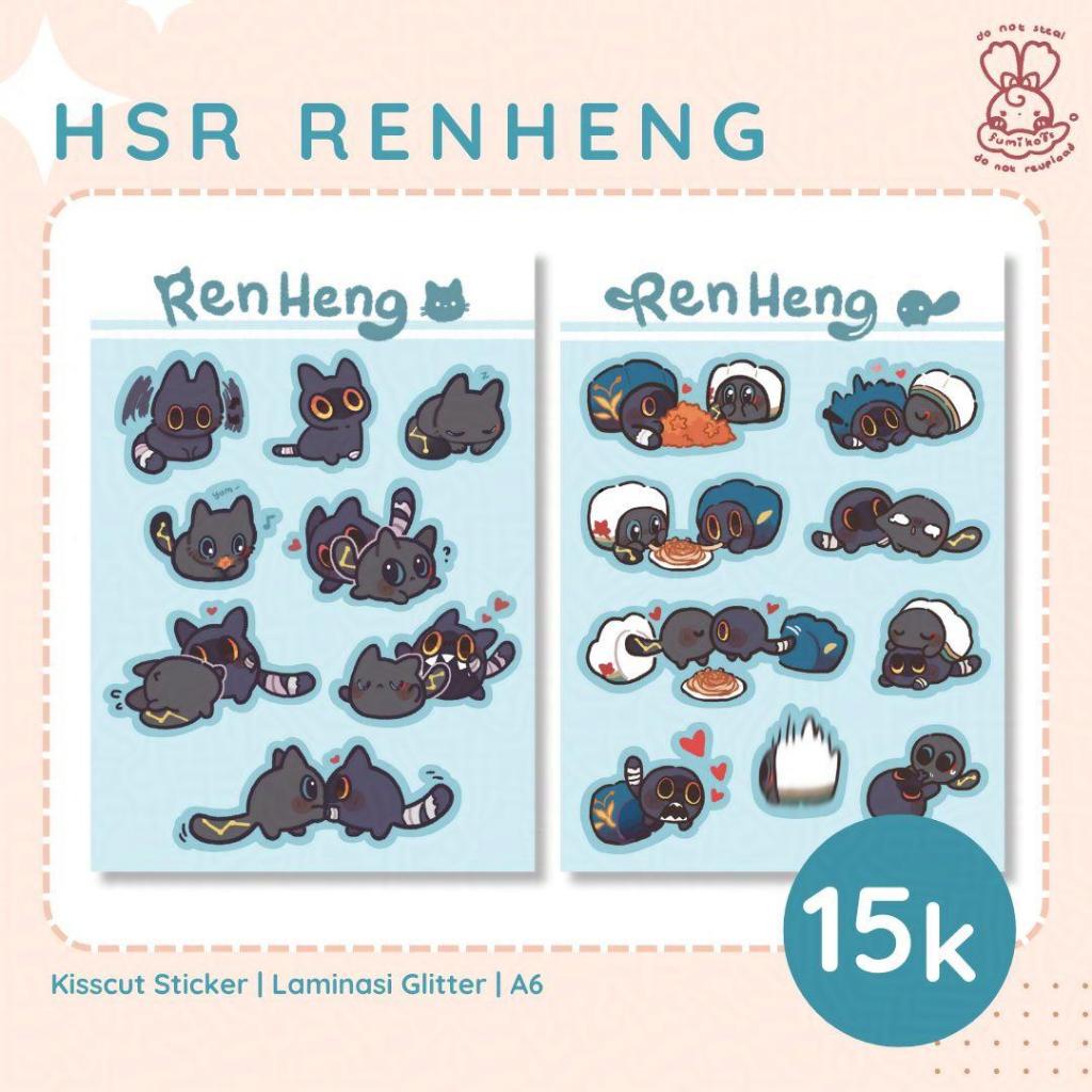 RenHeng Kitty & Tadpole Kisscut Sticker