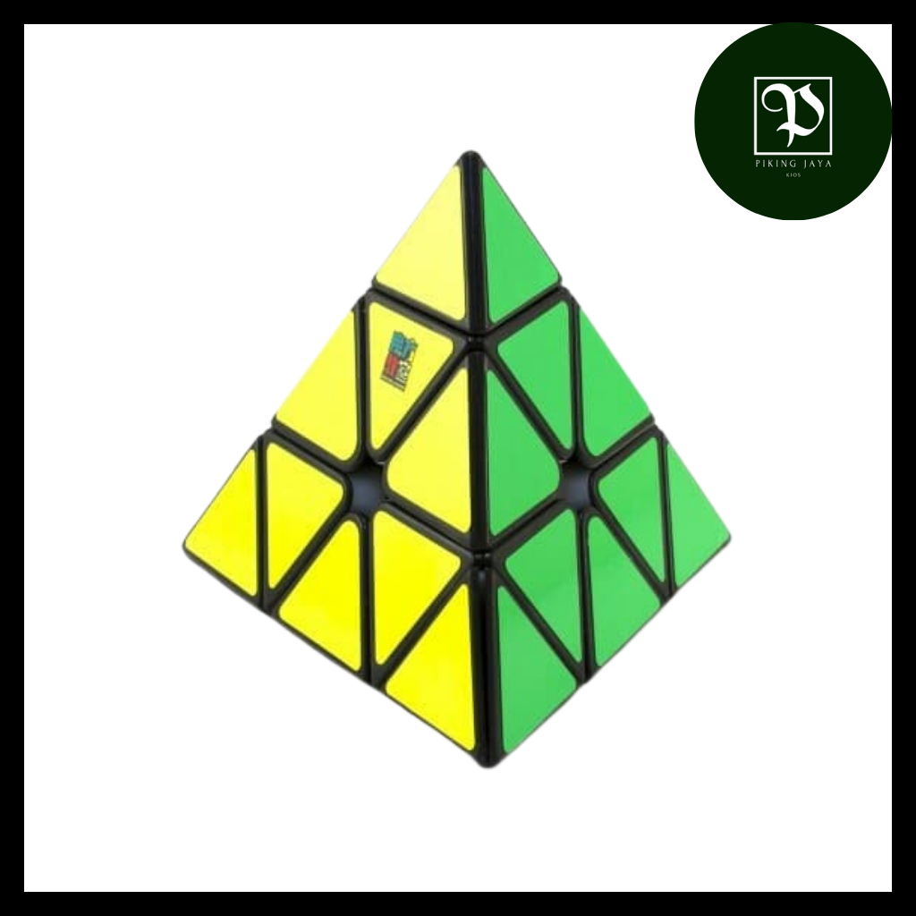 Rubik Piramida Pyraminx Moyu Black Base - Rubik Piramida