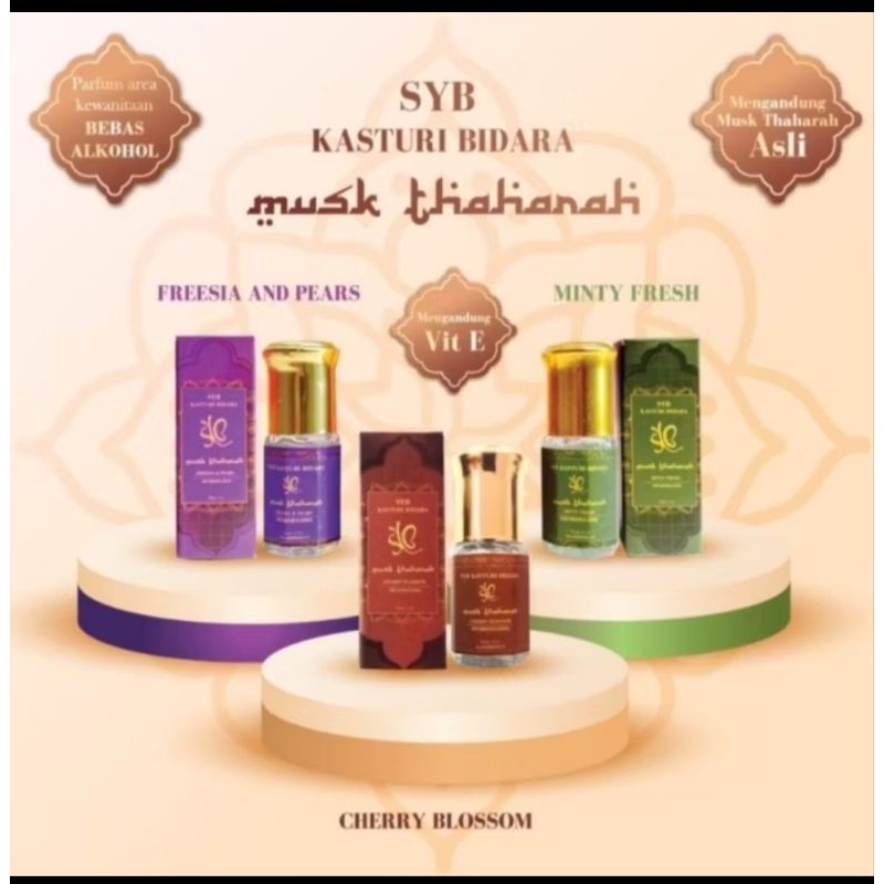 SYB Kasturi Bidara Musk Thaharah | Parfum Area Kewanitaan | wewangian