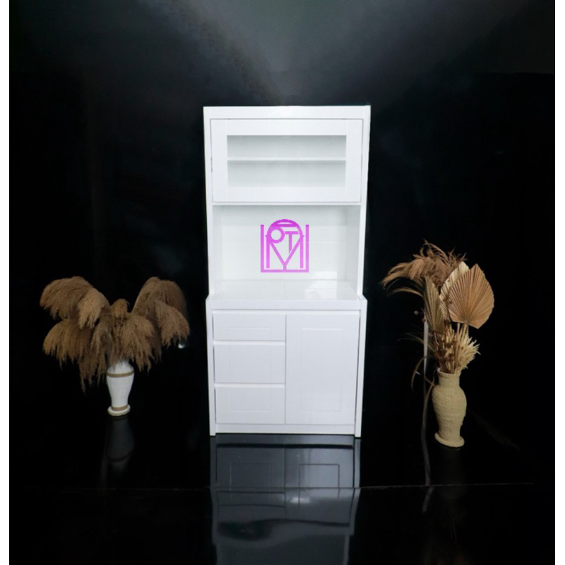 Meja rias custom | Lemari sayur 2 pintu hidrolik duko | rak sayur | rak dapur | rak piringn | rak mi