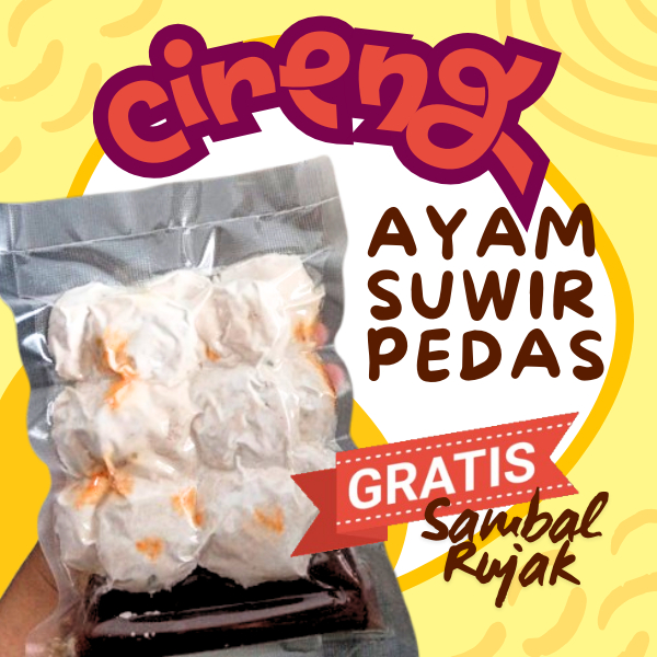 

Cireng Salju Ayam Suwir Pedas