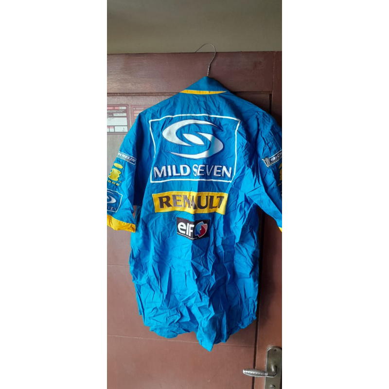 work shirt Renault F1 mild seven Michelin formula 1 2004 - 2006 Fernando alonso