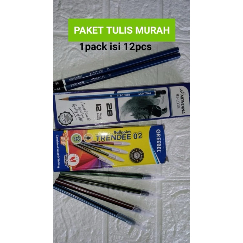 

paket bolpen pensil murah