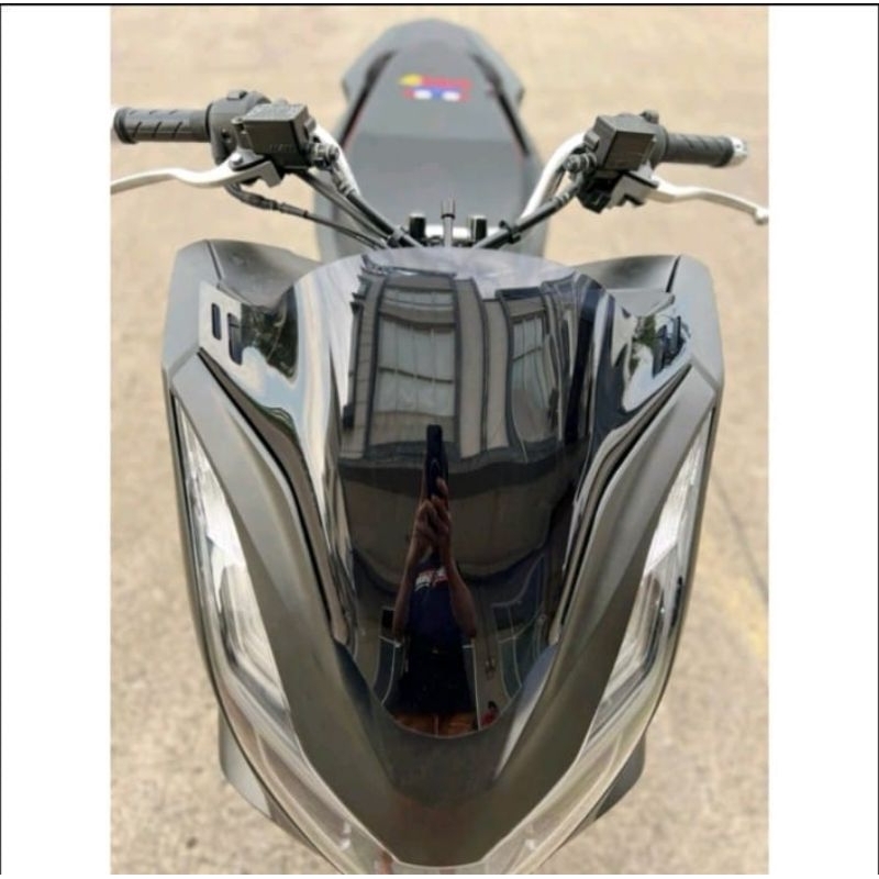 visor variasi winshield pcx 160 model thailand akrilik 3 mili pnp pcx