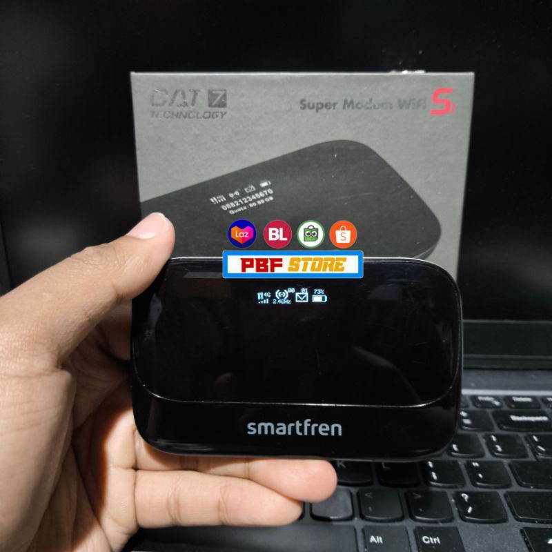 Modem Mifi Wifi Smartfren S1 CAT 7 Bisa Paket Unlimited Bekas Normal